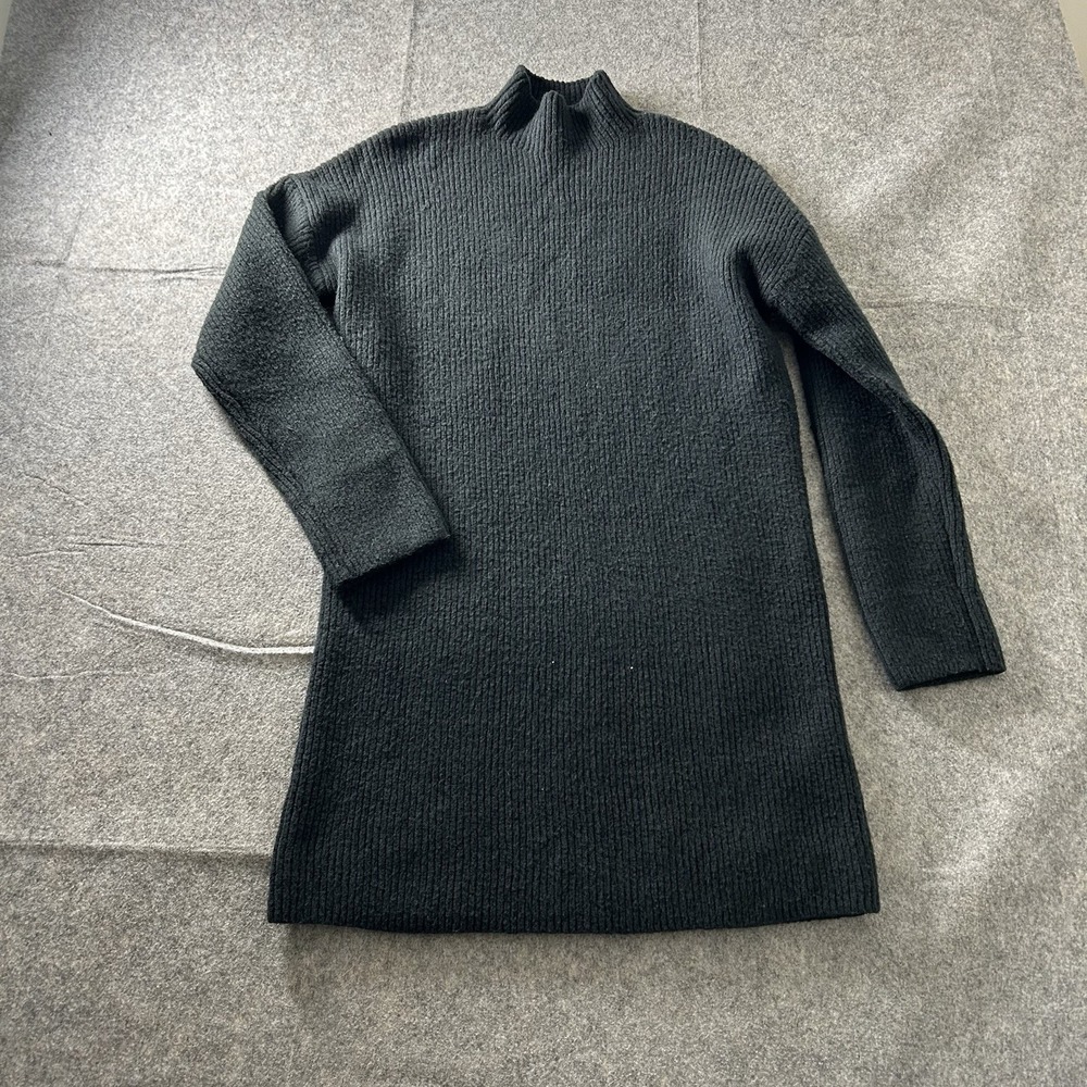 Abercrombie & Fitch Sweater Dress Women's XS Ribbed Mock Neck Wool Capsule